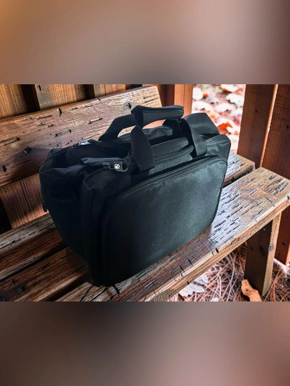 USCCA Range Bag Tactical Duffel Bag Black 600D Carrying Case With Strap